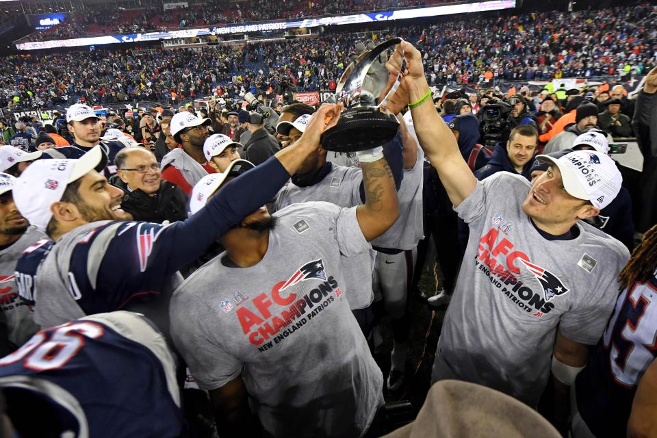 The Patriots enter a record ninth Super Bowl