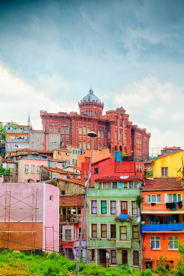  Istanbul's historic 'old houses' in the Balat area of the sprawling metropolis