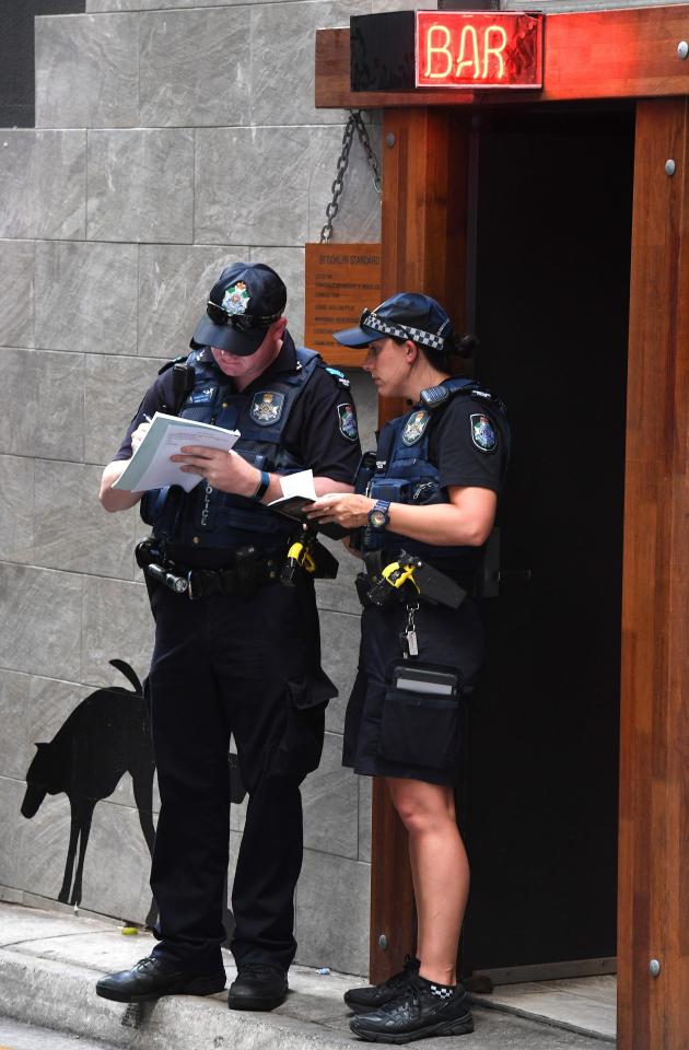  Police surround the scene of a shooting where he was killed while filming a music video