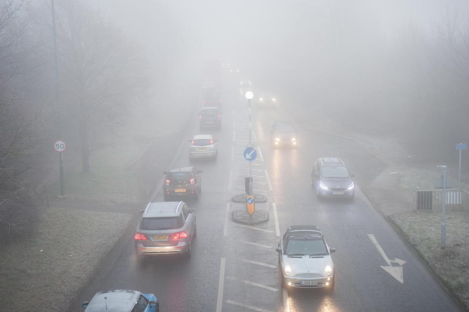  Motorists take extra care on the roads in Angmering, West Sussex