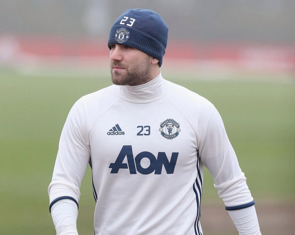 Luke Shaw has been out of the first-team picture at Manchester United since their defeat at Watford but has been injured