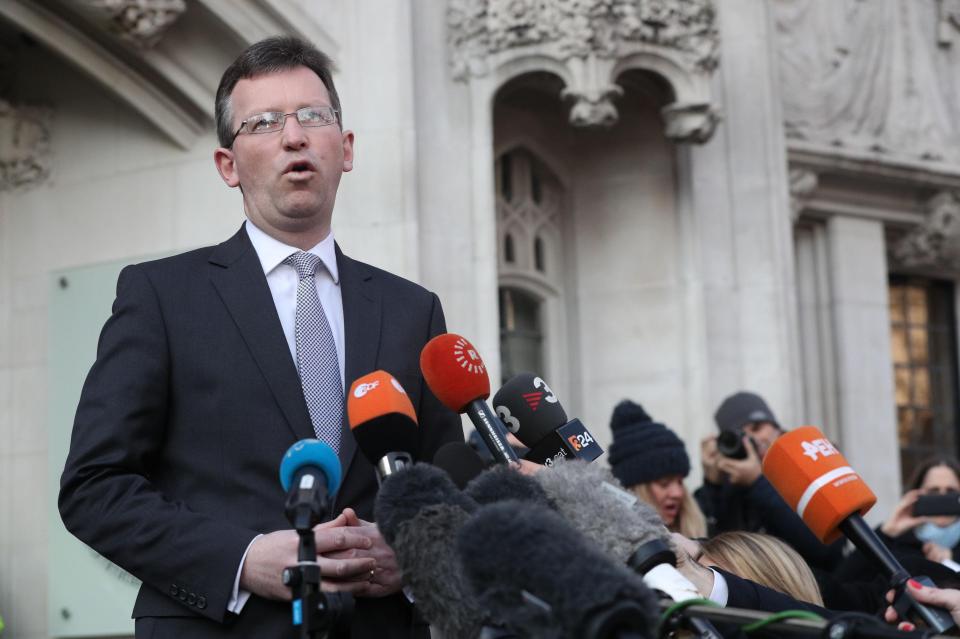  Attorney General Jeremy Wright QC pictured outside The Supreme Court in London after ruling Parliament must have a say on Brexit