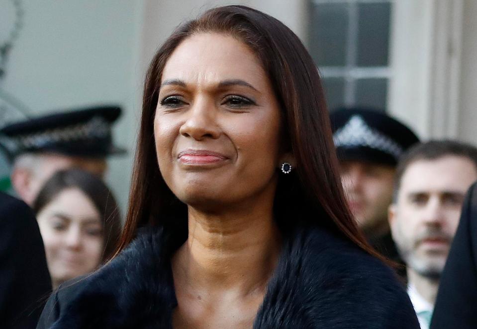  Gina Miller, the lead claimant in the legal fight to get Parliament to vote on whether the UK can start the process of leaving the EU, makes a statement outside the Supreme Court in London