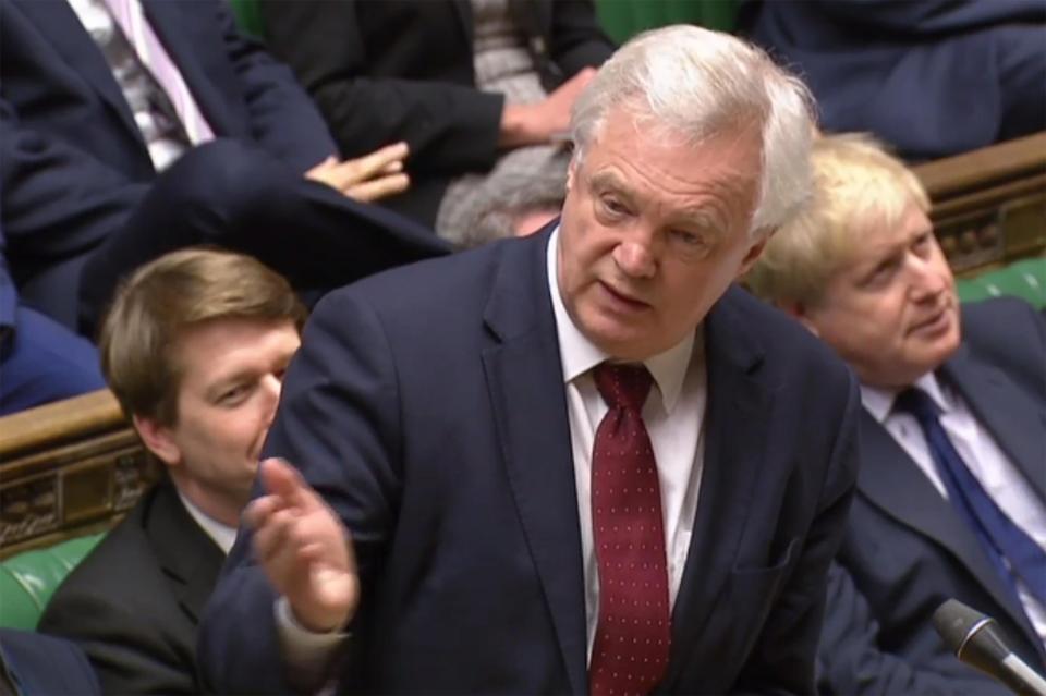  David Davis will reveal the Brexit bill this morning in the opening salvo of the Parliamentary battle