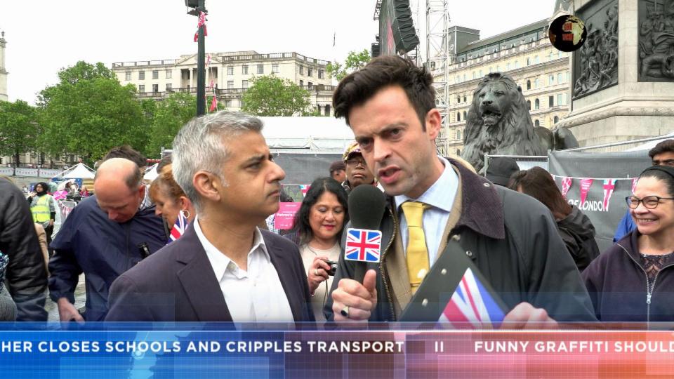  They even interview London Mayor Sadiq Khan