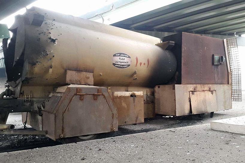  Images of the tank come on the day Iraq’s prime minister declared eastern Mosul “fully liberated” from Islamic State group militants