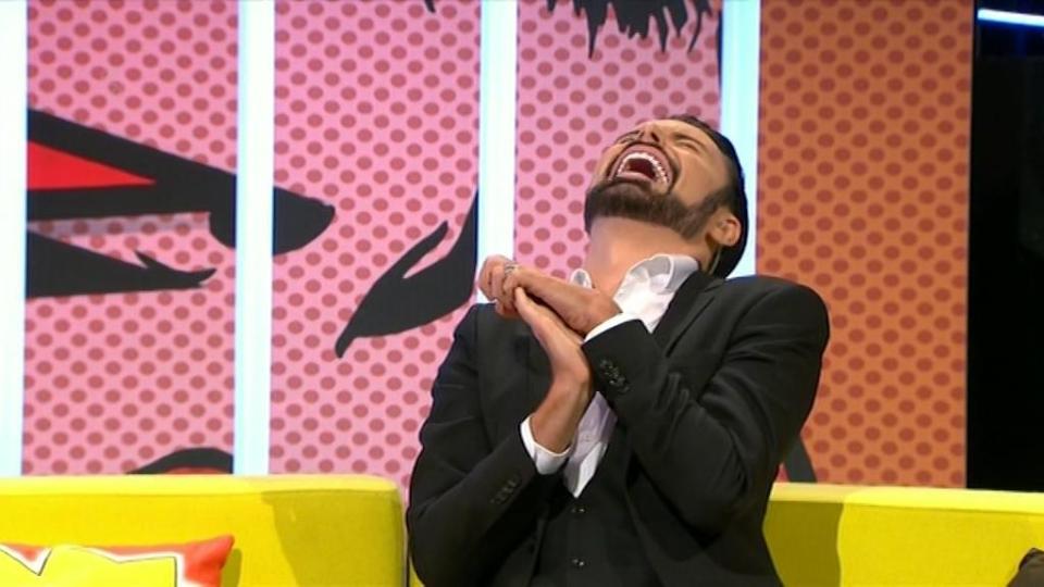  Rylan was left cracking up as Stacy slipped up in her story