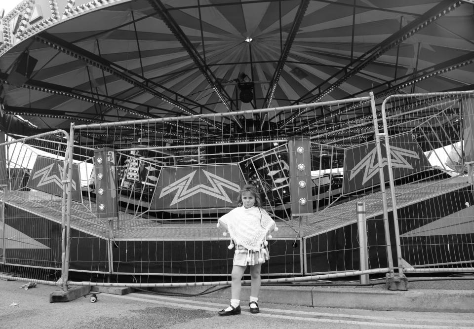  The fairground is part of the annual horse fair