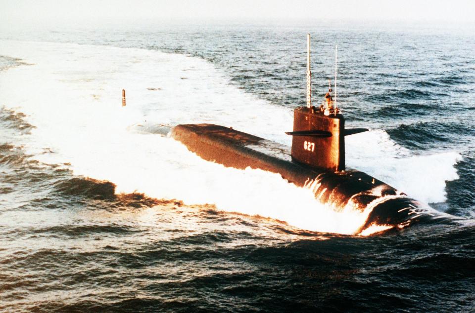  US Poseidon submarine the SSBN James Madison hit a Russian sub that was waiting outside the port to take up it's trail