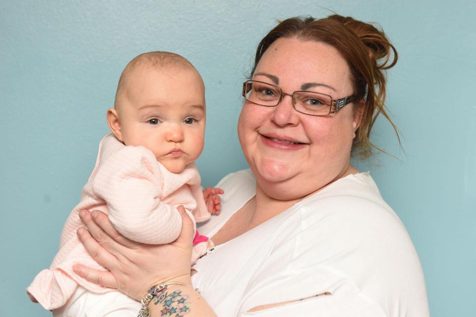 Nine months on, she is home in Liverpool with mum Victoria Bradley