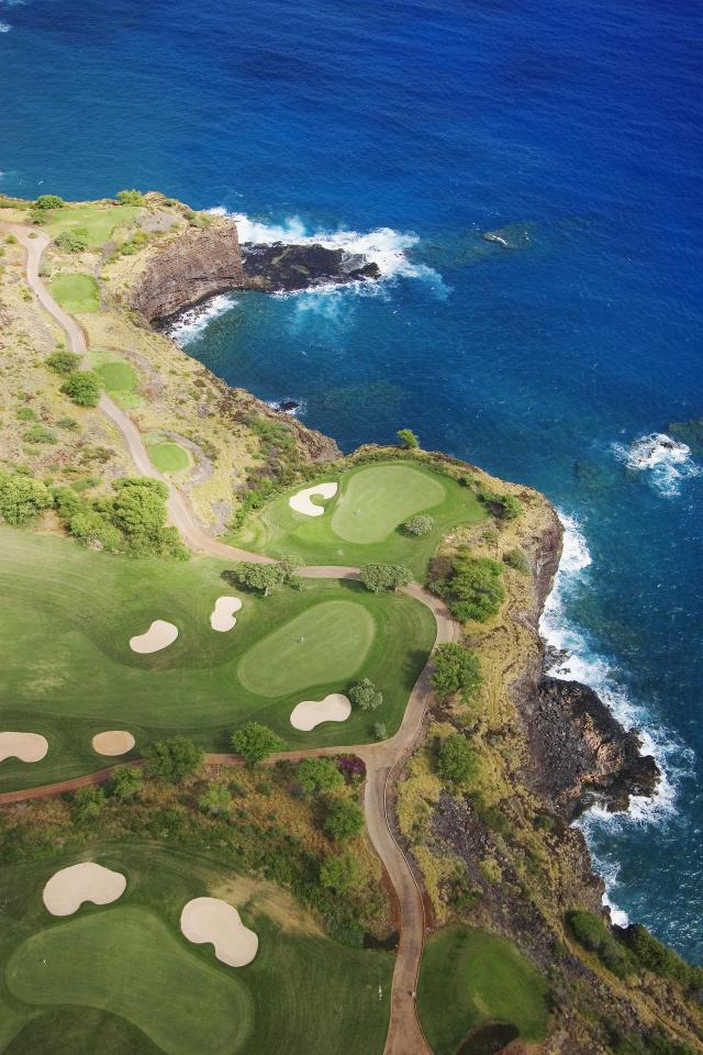  Ellison's stunning island boasts some beautiful golf courses