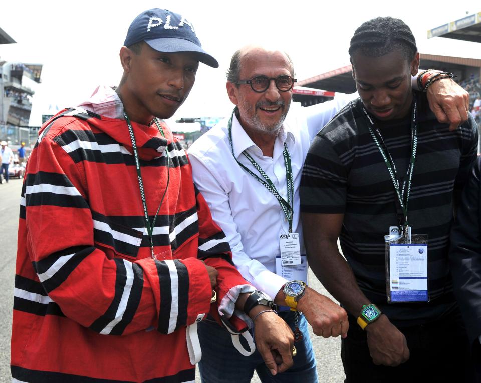  Yohan Blake and Pharrell Williams have both shown off their mega-money timepieces with the Swiss designer