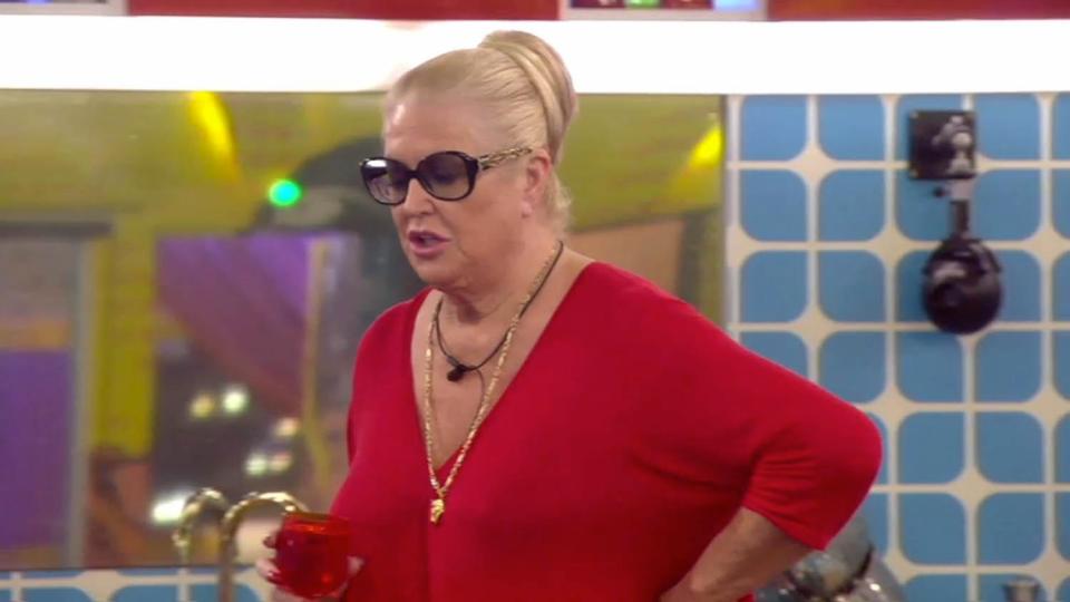  Kim Woodburn has had a series of angry rows in the house