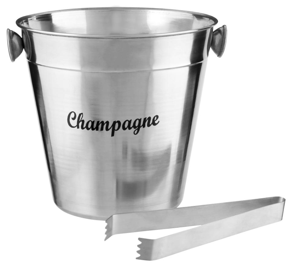  This ice bucket and tongs will keep your tipple chilled for just a quid