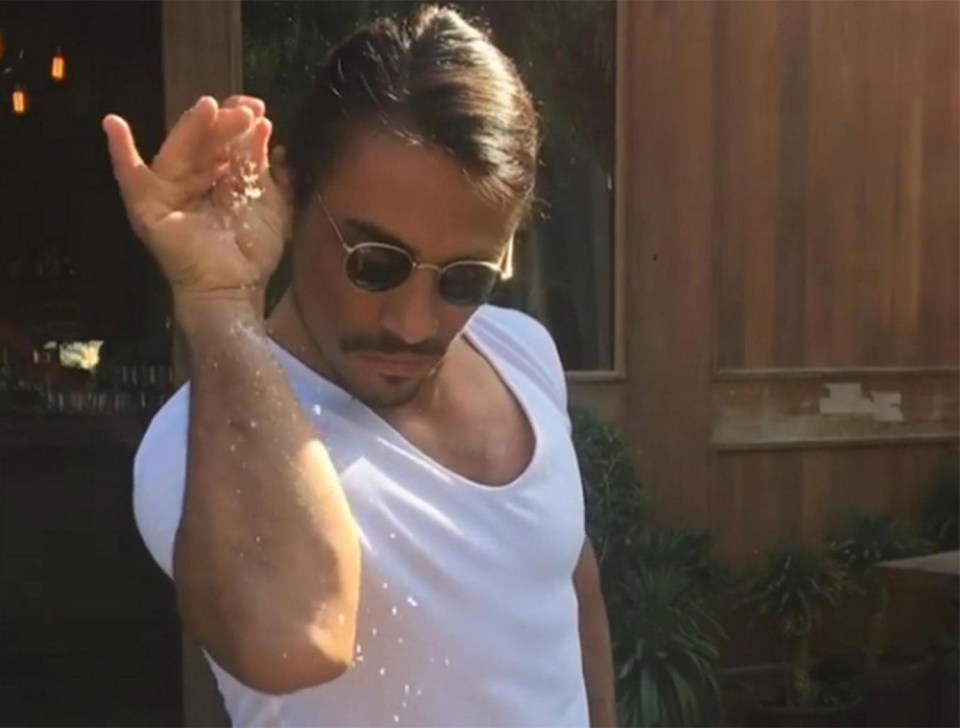 Salt Bae … Turkish chef Nusret Gökçe broke the internet with his flamboyant seasoning style earlier this year