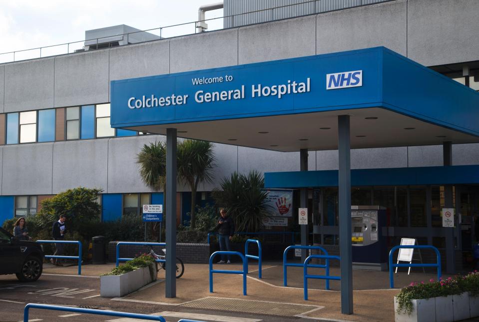  The selfish move created chaos for patients arriving at Colchester General Hospital