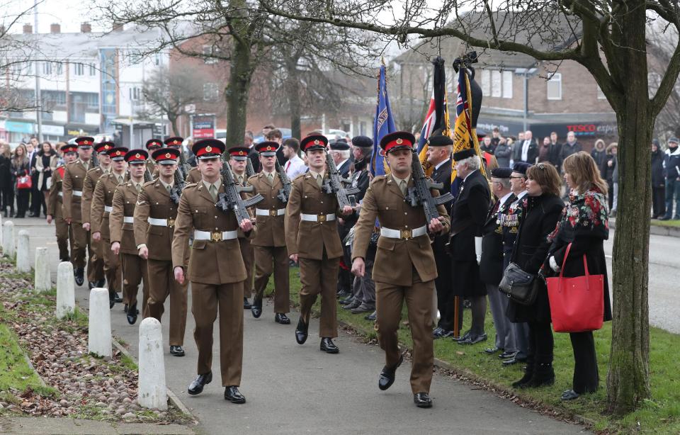  He was described as a "superb soldier" following his death