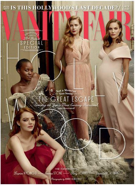  Cover stars, from left to right: Amy, Lupita, Amy and Natalie