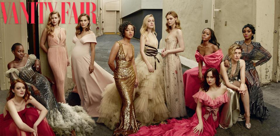  Hollywood's most in demand actresses feature on the cover of Vanity Fair's iconic Hollywood issue