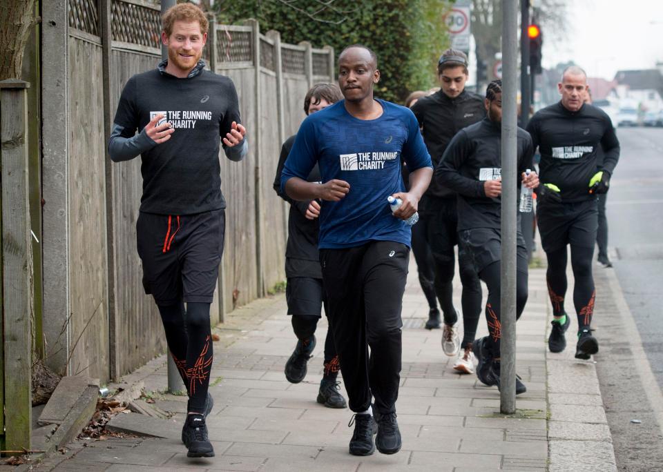  Residents and workers in Willesden Green, north London, were left stunned as Harry ran through the streets