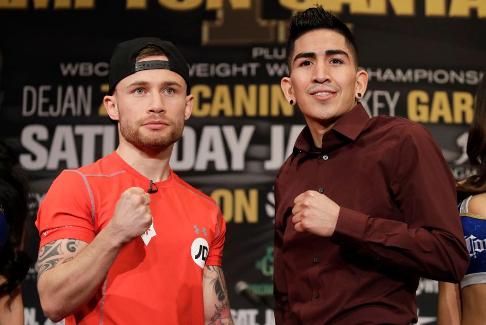  Carl Frampton and Leo Santa Cruz fight in Las Vegas this weekend