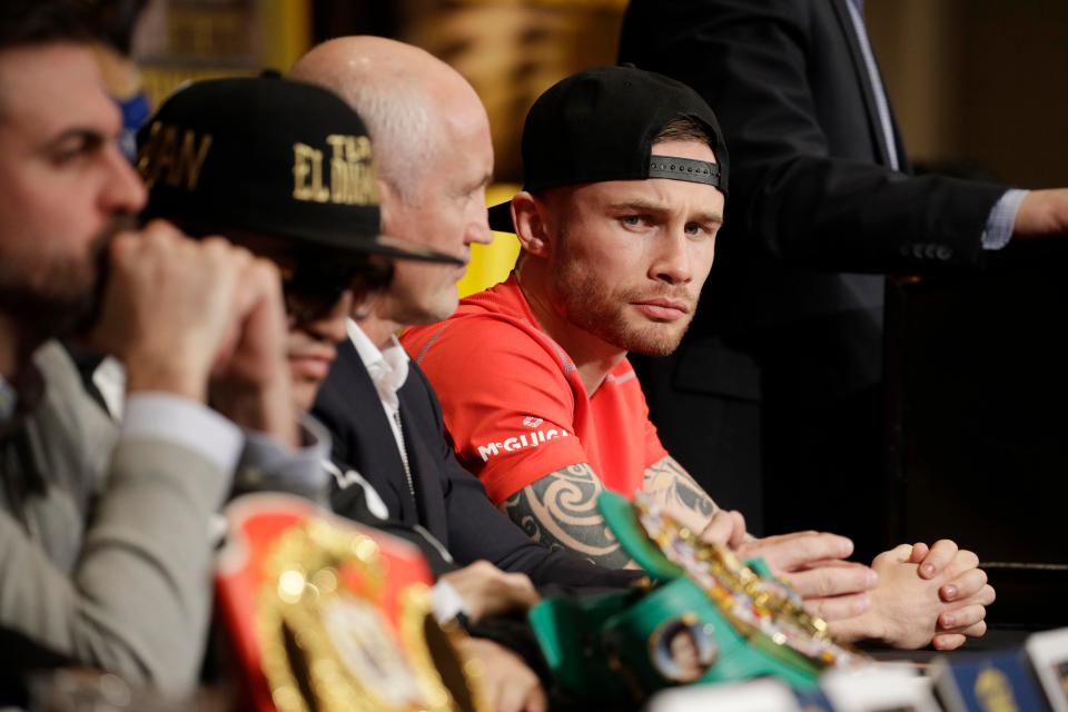  Carl Frampton is puttinghis undefeated record on the line against Leo Santa Cruz