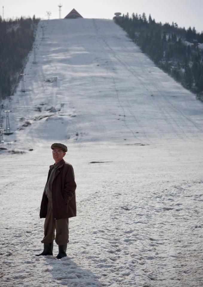 North Korean skiing