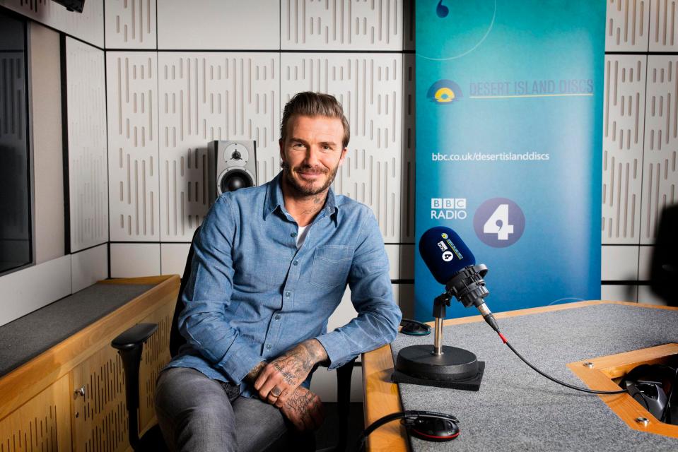  David Beckham has opened up about his fashion choices during an appearance on Desert Island Discs