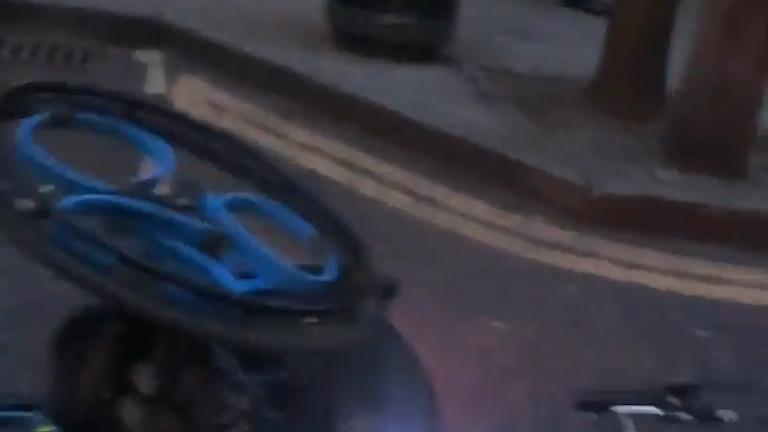  The bike involved in the incident was mangled on Endell Street