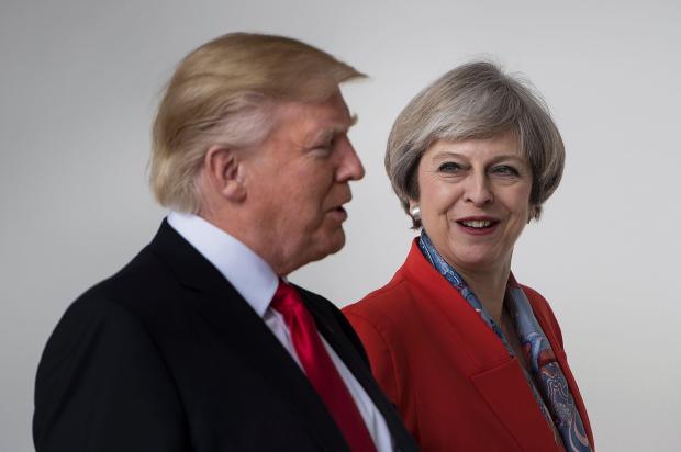 Theresa May Donald Trump