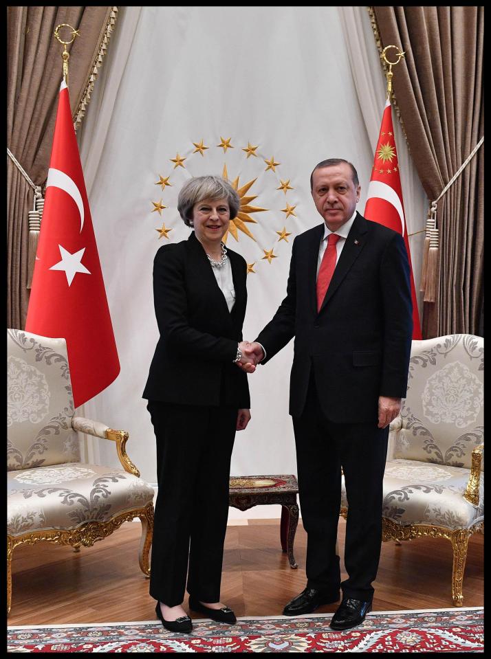  The Prime Minister has arrived in Turkey today to meet with President Erdogan