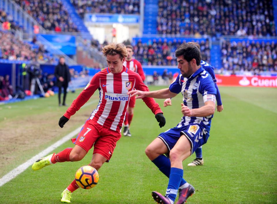 Atletico Madrid star Antoine Griezmann has scored 14 goals in all competitions this season