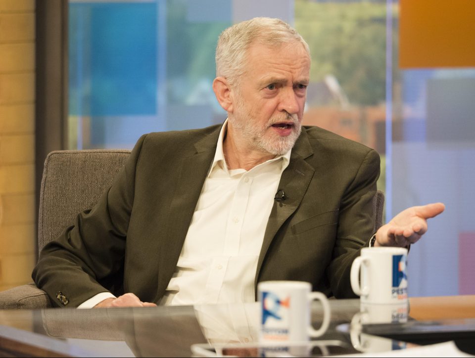  Laying it out . . . Jeremy Corbyn explained any rebels would soon find themselves out of a job