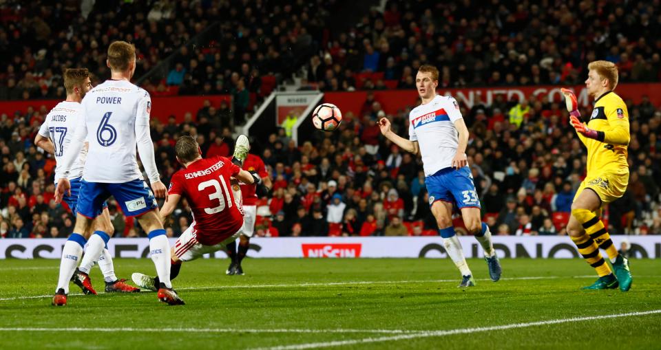  Schweinsteiger gets his name on the scoresheet late on in the rout of Wigan