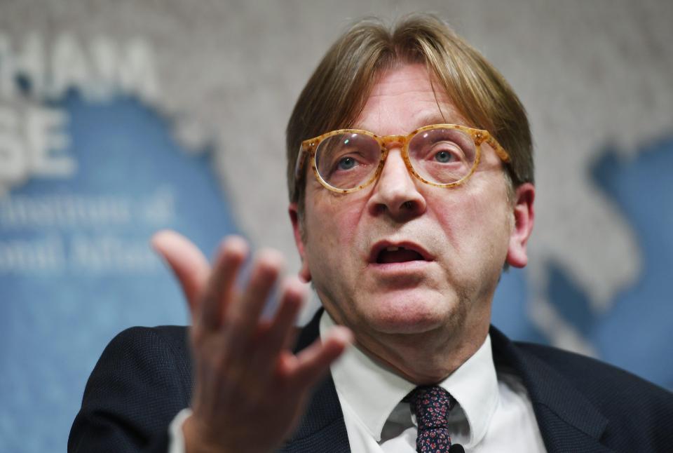  Guy Verhofstadt also said the EU was under attack from the new US President