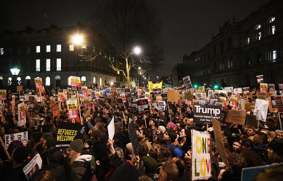  Protesting over Trump is a waste of our time .... he was democratically elected