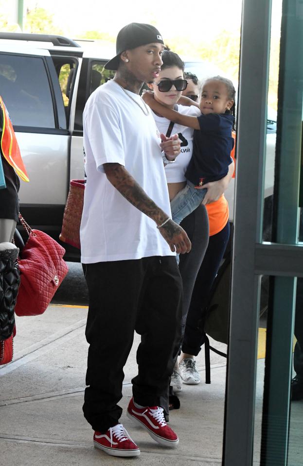  Kylie Jenner was joined by boyfriend Tyga and his son King Cairo