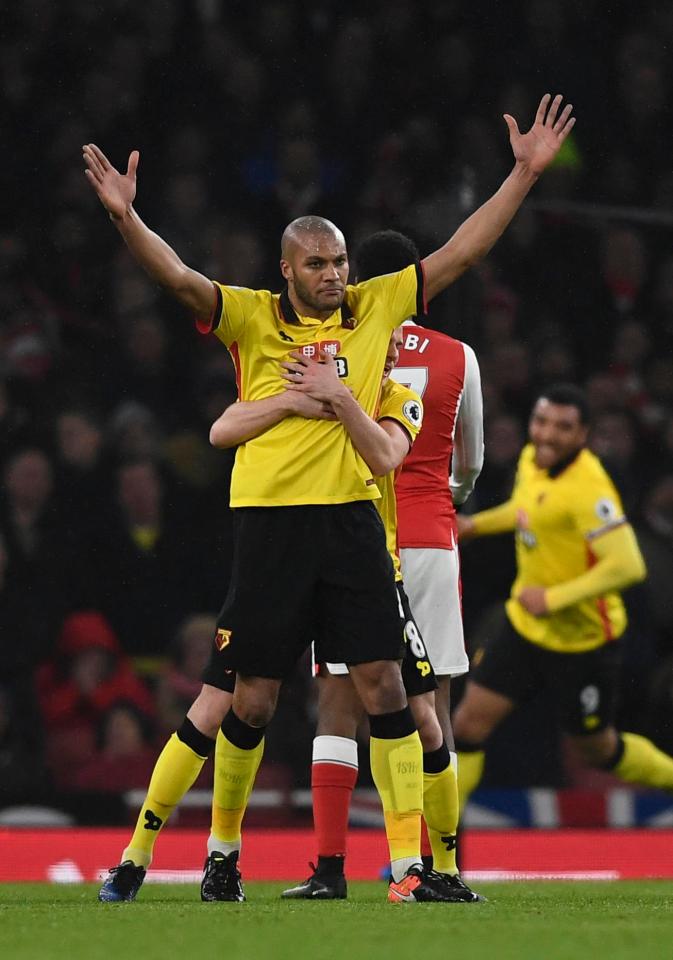 Younes Kaboul had Watford ahead with just four minutes on the clock