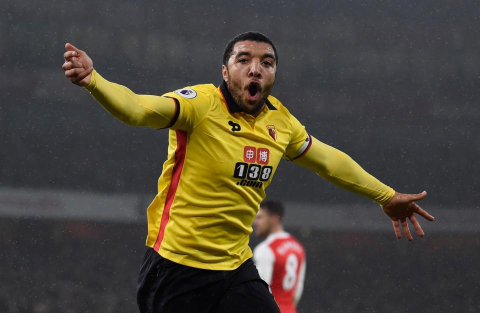 Deeney helped himself to a goal in Watfords 2-1 win at the Emirates