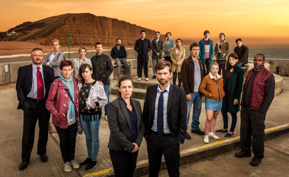  The cast of Broadchurch series 3