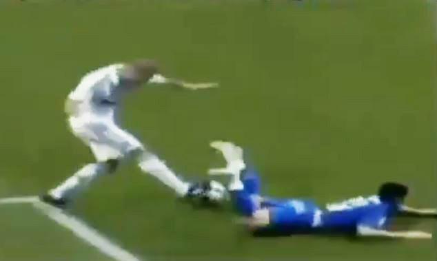  Pepe's infamous double kick out at stricken opponent saw him sent off