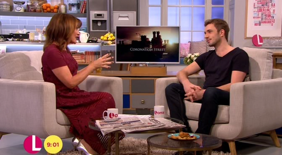  Oliver chatted about the teaser clip to Lorraine Kelly