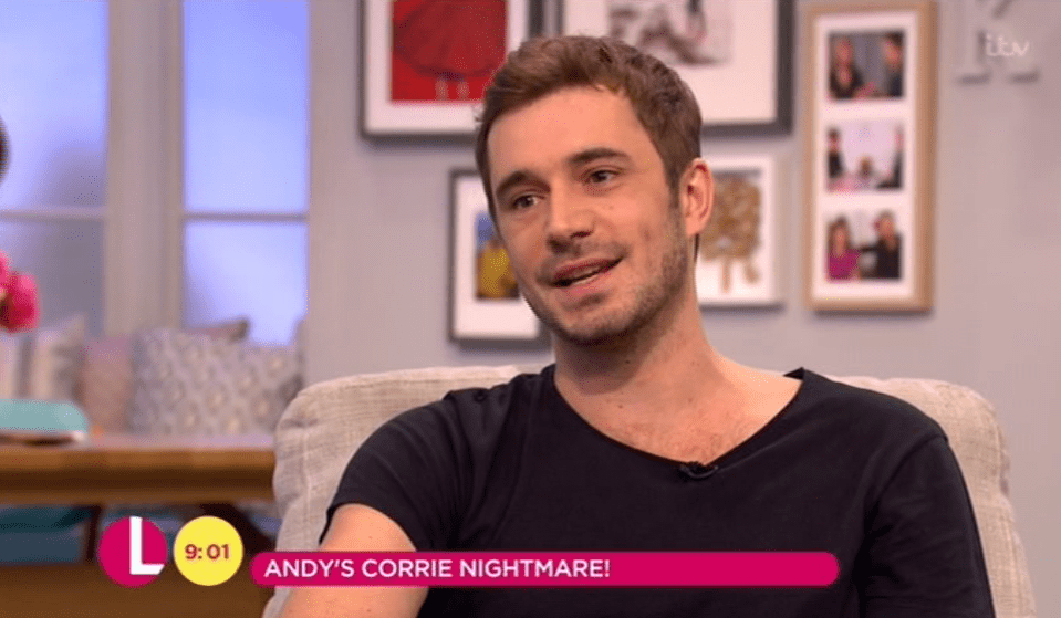  Corrie hunk Oliver Farnworth opened up about his character Andy Carver's blackmail plotline