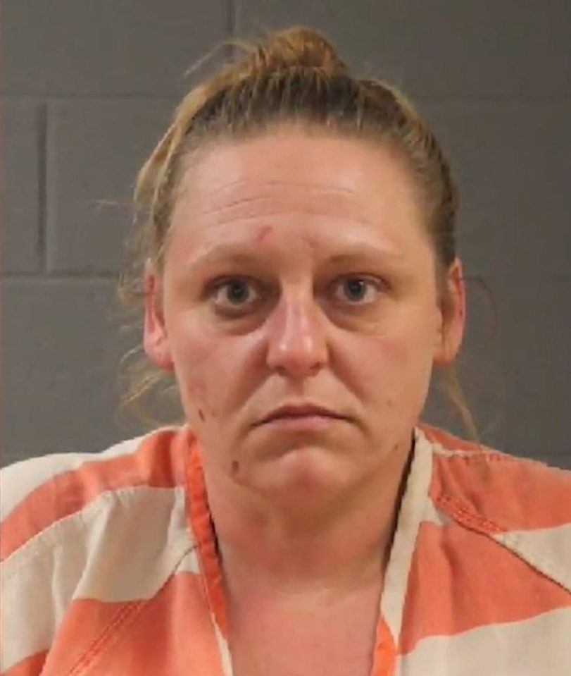  Brandy Kay Jaynes, pictured, is accused of keeping her 12-year-old son locked up in a faeces-covered bathroom