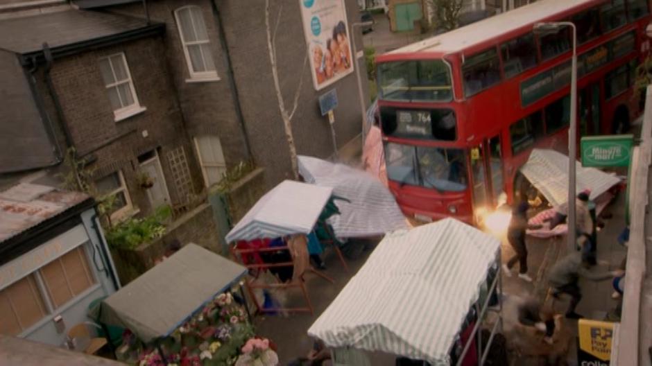  Despite the carnage of EastEnders Disaster Week, only one character died