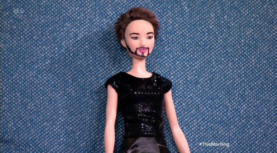  Rylan was replaced by a doll with a beard