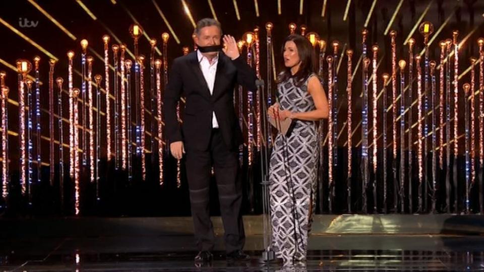  Piers was deliberately kept silent by Susanna Reid at the NTAs