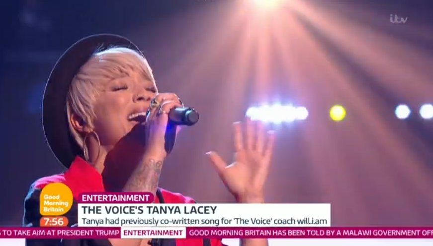  Tanya Lacey has told Will.I.Am he can steal her back on The Voice