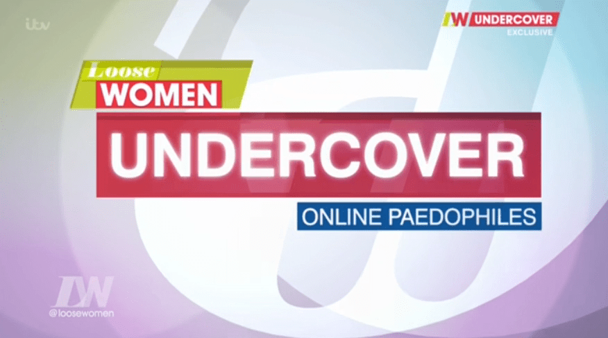  The investigation is part of a series Loose Women are starting to run