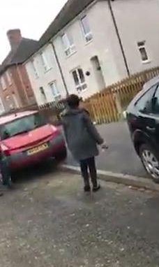  The woman refused to move the car despite their being a huge amount of space behind it